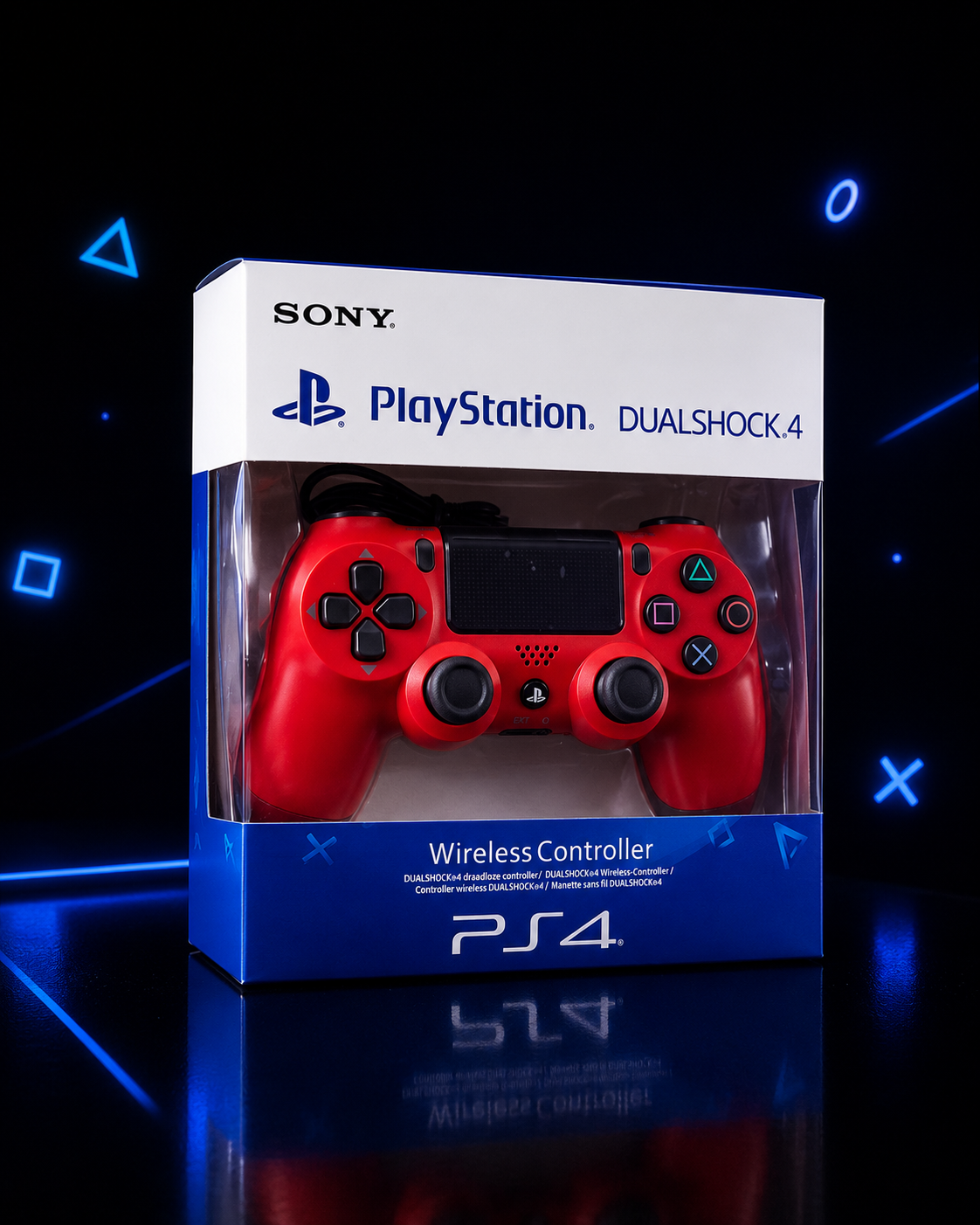 Controller PS4 Red